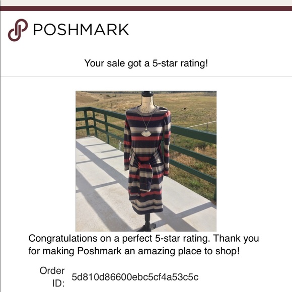 5⭐️ (Last one) Stripe Sweater Slub Dress - Picture 7 of 8